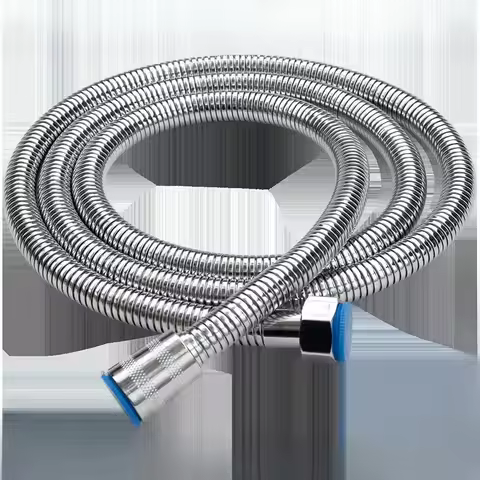 1.5M-3M 304 Stainless Steel Shower Hose High Quality Faucet Hose Flexible Shower Hose Thick Silicone