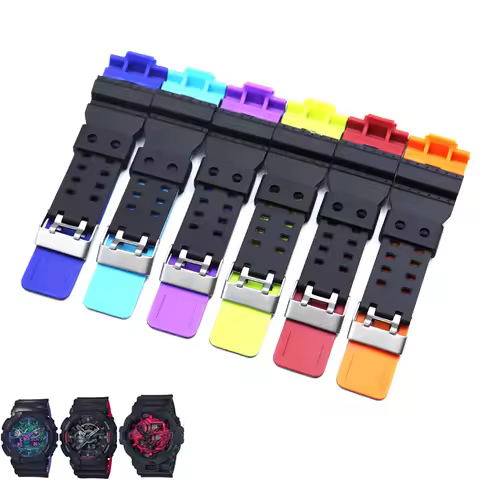 Silicone Watch Band Strap for Casio G-Shock GA-100/110/120/150/200/300/400/700 GD-100/110/120 G-8900