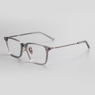 999.9 Same Style Material Pure Titanium Sheet Business Men Women Myopia Glasses Frame Square Frame M