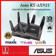 Asus RT-AX92U ( 1 PACK / 2 PACK ) AX6100 Tri-Band WiFi 6 Mesh WiFi Wireless AX Gaming Router With Ai