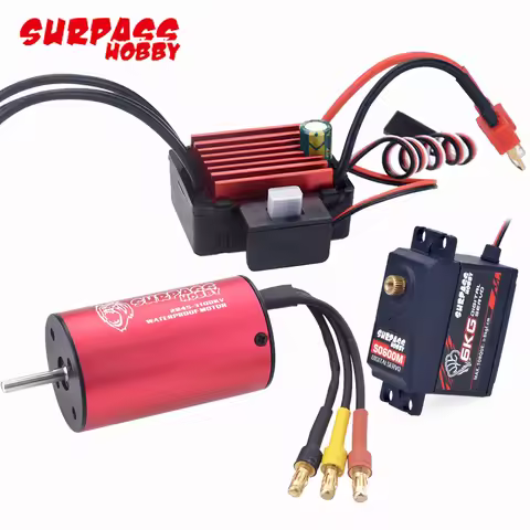 Surpass Hobby Waterproof 2845 2600/2800/3100KV Brushless Motor And 35A ESC S0600P 6KG Digital Servo 
