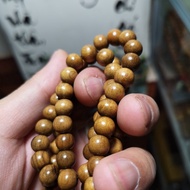 Green cypress wood rosary - 108 green cypress wood beads from 6 to 12 cups