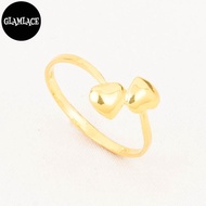 Cincin Emas Fesyen Emas 916 Tulen Authentic Women's Gold Ring 916 Gold