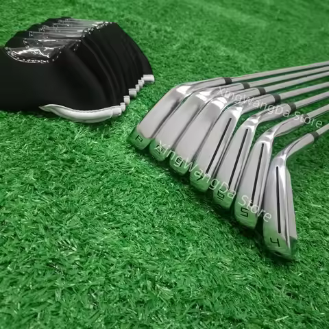 left hand male 2025New 790 Golf Clubs silvery P790 Golf Irons fifth generation 7pcs 4-9P R/S/SR Flex