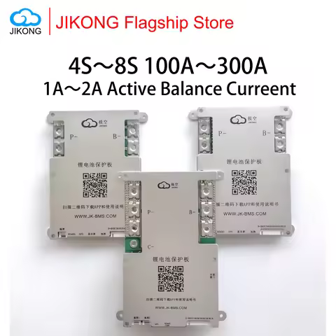 JIKONG Jk Bms Active Balance Bms 8S 12S 13S 14S 16S 17S 20S 24S Smart Bms 60A 80A 100A 150A 200A 600