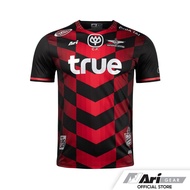 T SHIRT - T SHIRT   ARI TRUE BANGKOK UNITED 2024/22 HOME PLAYER T SHIRT - RED/BLACK/SLIVER เสื้อฟุตบอล อาริ ทรู แบงค็อก สีแดง  - TSHIRT