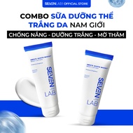 Sữa dưỡng thể trắng da nam giới SEVENLAB 250gram không bết dính sáng mịn đều màu da phục hồi và bảo