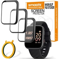 Pelindung skrin 3D Serasi dengan jam tangan pintar MorePro FITVII HM57 1.85 inci, 3 Keping, Liputan 