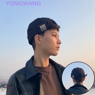 YONGWANG Men Women Skullcap, Cotton Dome Brimless Hat Unisex, Fashion Solid Color Bonnet Docker Cap 