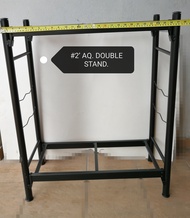 Aquarium Double Stand for 2feet Tank Fish [2 feet, 2 Kaki] Kaki Akuarium Ikan 2Kaki