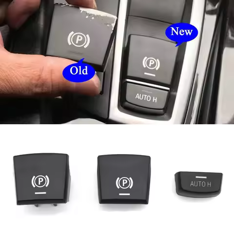 Car Electronic Handbrake Parking Brake Switch Auto P H Button Replacement For BMW 5 7 X3 X4 X5 X6 F0