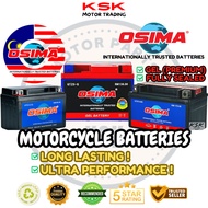 【5.5 SALE】OSIMA GEL & FULLY SEALED BATTERY MOTORCYCLE BATERI BETERI MOTOSIKAL