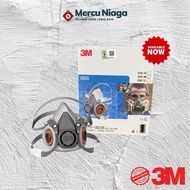 3M 6000 HALF FACE MASK RESPIRATOR | MEDIUM