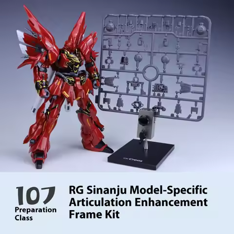107 Model Kits Rg Sinanju Reinforced Movable Frame Modified Parts Mobile Suit Model Details Replacem