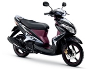 เฟรม ชุดสี มีโอ 125 mio125RR  yamaha mio 125 mio 125rr ไฟ 2ตา รถปี 2010-2012  จำนวน 13 ชิ้น สีดำ งาน