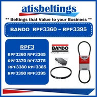 Bando Belt RPF 3360 3365 3370 3375 3380 3385 3390 3395 ( 13 x 890 900 915 925 940 955 965 980 )