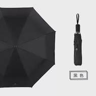 CS22 黑膠抗UV晴雨自動收開兩用折疊傘5色(8骨雨傘/自動折傘) 黑色