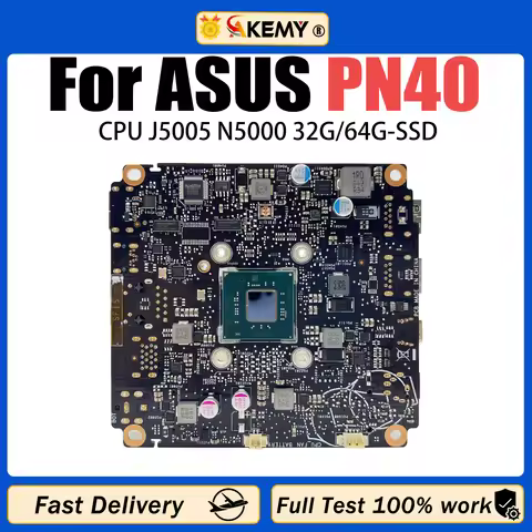 AKEMY PN40 Mainboard For ASUS Vivo Mini PC Mini HD Computer Motherboard With J5005 N5000 CPU 32G/64G