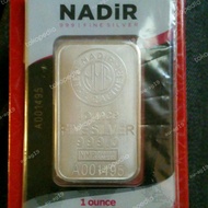 perak batangan NADIR - 1 oz silver bar