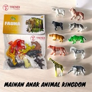 Animal Kingdom Toys - Miniature Animal Toys, 12 Pieces - Wild Animal Figure