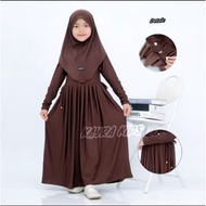 AYRA CHILDREN'S GAMIS, CHILDREN'S MUSLIM CLOTHING, CHILDREN'S ABAYA WITH RIGHT DRESS Kiri + HIJAB SI