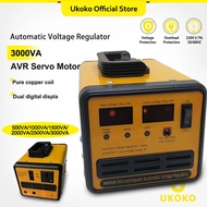 AVR Automatic Voltage Regulator 3000W/220V SVR-3000VA/2500VA/2000VA/1500VA/1000VA/500VA Servo Type A