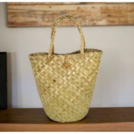 MENGKUANG BAG HAND WOVEN ECO-FRIENDLY/BEG ANYAMAN TANGAN DAUN MENGKUANG (CODE: MBP11-I)