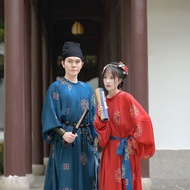 Hanfu Round Neck Robe Dress Hero Customer Service Men Women Same Style Missing Crotch Robe Ancient S