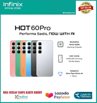 Infinix Hot 60 Pro [8GB/128GB | 8GB/256GB | HP Murah, Bisa Cicilan tanpa kartu Kredit, Garansi Resmi