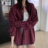 ผู้หญิง ปกคอปกติ เสื้อเชิ้ตคาซูอัลใหญ่ลาย ช่วงคริสต์มาส สีแดง, ตรุษจีน, ฤดูใบไม้ผลิ/ฤดูร้อน/ฤดูใบไม้