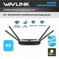 Wavlink WiFi 6 AX3000 PCM "Best Value" Mesh 雙頻超級路由器 3年保用 MIGHTY EX1 WN586X3
