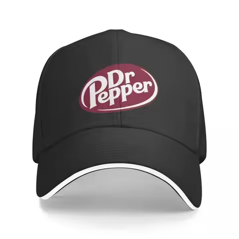 Dr Pepper Baseball Caps Accessories Stylish Snapback Cap Unisex Style Outdoor All Seasons Travel Adj