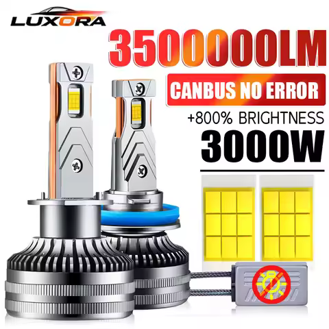 K5C H7 H4 LED Car Lights Canbus High Power LED 3000W 3500000LM H11 H13 H8 H1 HB3 9004 9005 HB4 9006