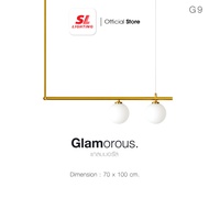 SL LIGHTING | โคมไฟห้อย SL-2-GLAM-P2039/2