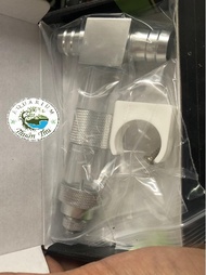 Trộn CO2 Chữ T Mufan kết nối lọc thùng FI12 FI16 chuyên tán mịn CO2 tốt cho cây thủy sinh