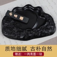 Lotus Cheng Mud Inkstone Ink Cartridge Calligraphy Inkstone Ink Plate Ink Brush Ink Ink Inkstone Ori