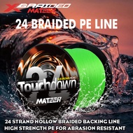 MATEER PE Saltwater Fishing Line 300/500 Meters 2x4 Strands Bite-Resistant 11.8 kg – 91 kg Braided S