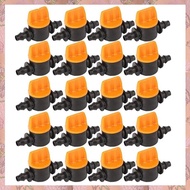 [h3w732xnj.ph] 100PCS Mini Valve for 4/7mm Hose Irrigation Barbed Water Flow Control Valve Garden Wa