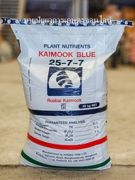 (50 กิโล) ปุ๋ย 25-7-7 ตราเรือใบไข่มุก เร่งต้น เร่งใบ แตกกอ **สั่งครั้งละ1กระสอบ!!*
