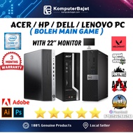 🔥OFFER  WINDOWS 11 Komputer Bajet OFFICE Intel PC Murah Student PC Budget Computer i5 i7 Desktop ful