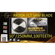AKODA TCT ALUMINIUM SAW BLADE 10"/250MM 100 TEETH ( ALT250100 )