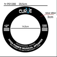 PD1280 SPEAKER MAGNET STICKER