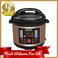 HIRAKI 6L Pressure Cooker with Non-Stick Inner Pot weighing 7KG