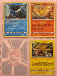 火焰鳥 閃電鳥 急凍鳥 英文版收藏卡 Pokémon ptcg 11/1/2025