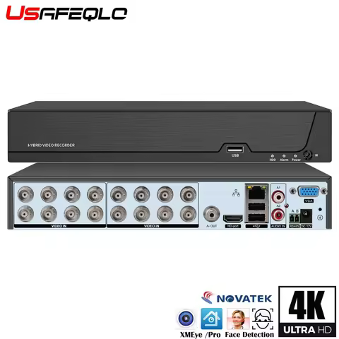 Xmeye Pro H.265 avto dvr xvideos free Video Surveillance System AHD TVI CVI Hybrid Mini DVR Recorder