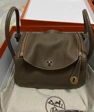 Hermes Lindy 26 大象灰金扣