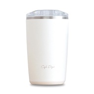 [Direct from Japan]IRIS OHYAMA [Warm in Winter] Iris OHYAMA Vacuum Insulated Cup Mug Cup Keeps drinks hot or cold Easy-to-clean design Keeps tasty temperature 370mL Cafe Days White CD-LT370
