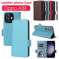 Flip Leather Phone Case For Oppo A3X A 3X A3 X A3 pro A3pro A5 pro A5pro OppoA3X OppoA3pro OppoA5pro