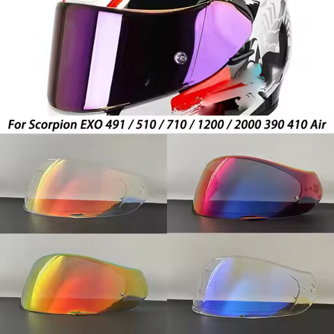 Helmet Visor For Scorpion EXO 491 / 510 / 710 / 1200 / 2000 390 410 Air Helmet Lens