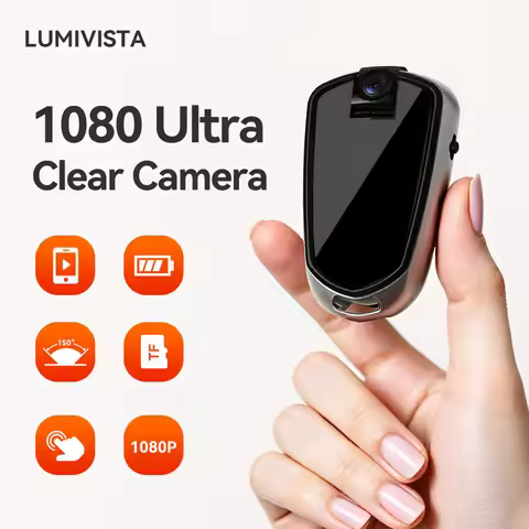 Mini Body Camera 1080P with Magnetic Keychain (Mini DV Wearable Camcorder, Pocket Video Recorder, Se